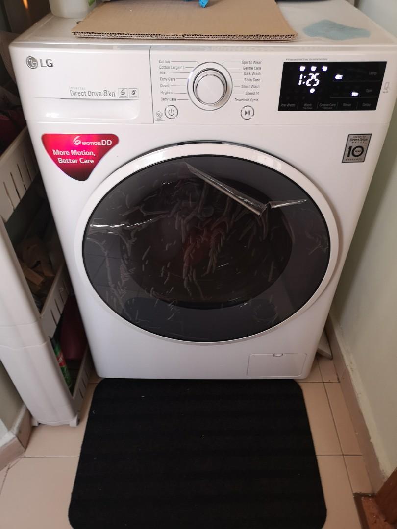 Lg front load shop washing machine fc1408s4w