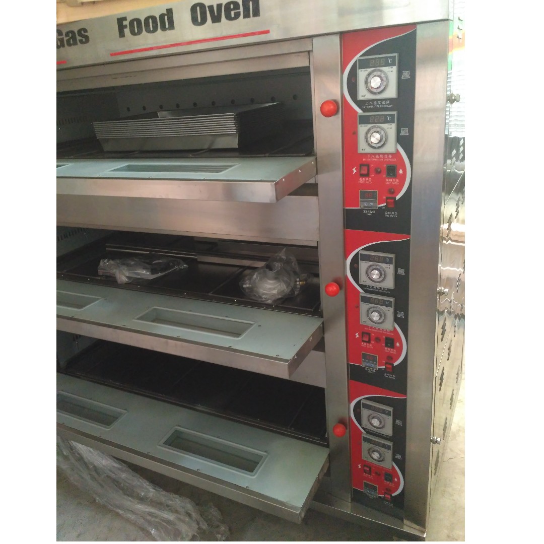 lpg deck oven 3 deck 9 trays which can hold 18pans (13"x18"), Furniture