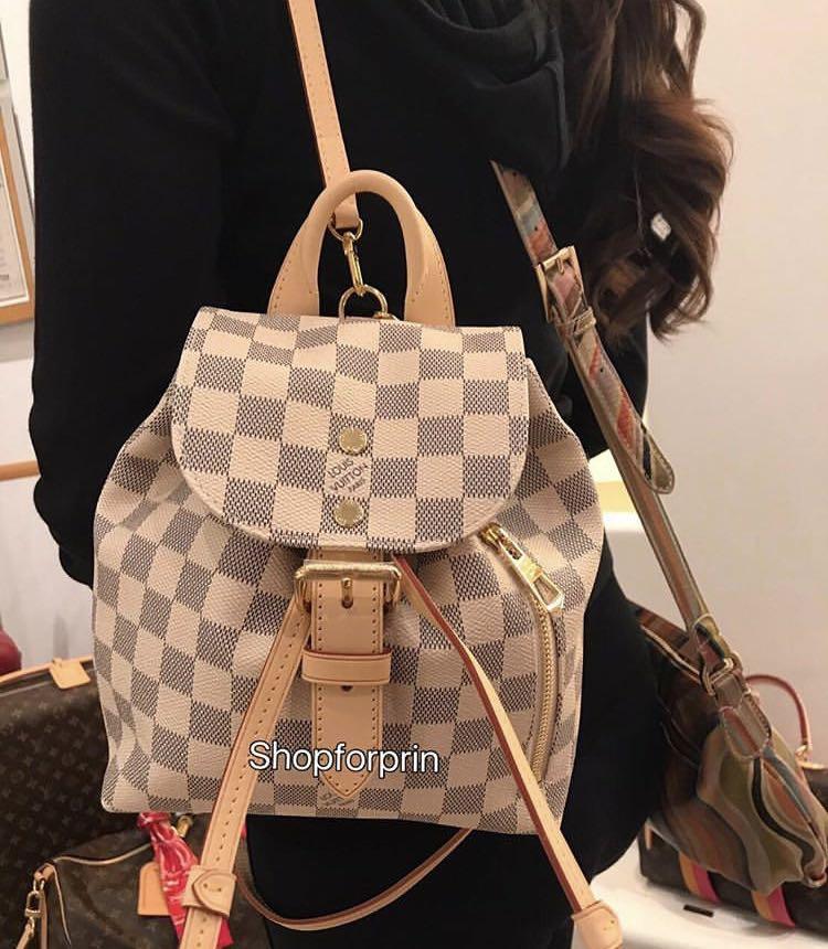 Authentic Louis Vuitton Sperone BB backpack in Damier Azur Canvas, Luxury,  Bags & Wallets on Carousell