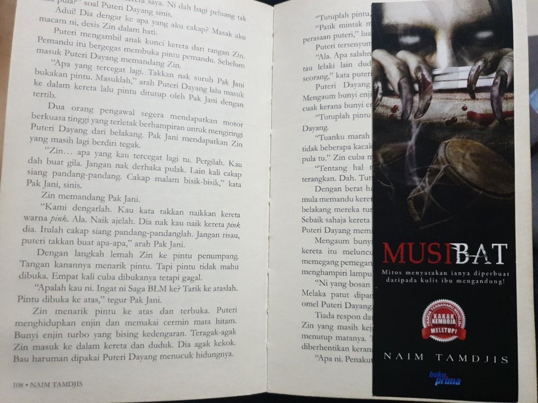 Malay Horror Novel Musibat Books Stationery Fiction On Carousell
