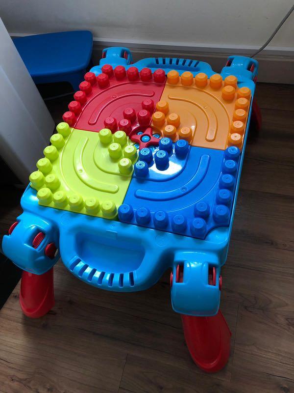 mega bloks wooden table