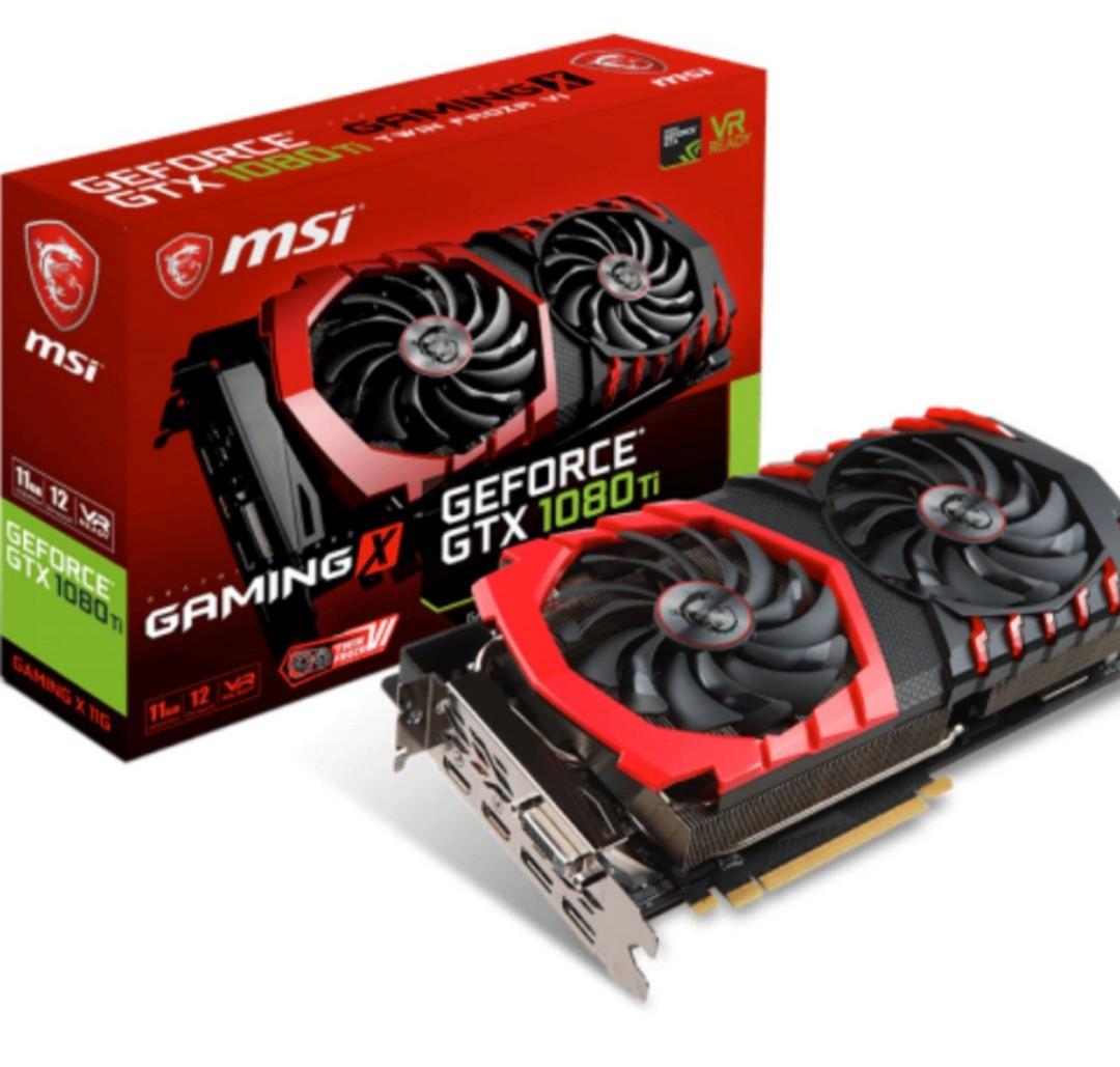 MSI GTX 1080 Ti price negotiable Computers Tech Parts Accessories Computer Parts on Carousell