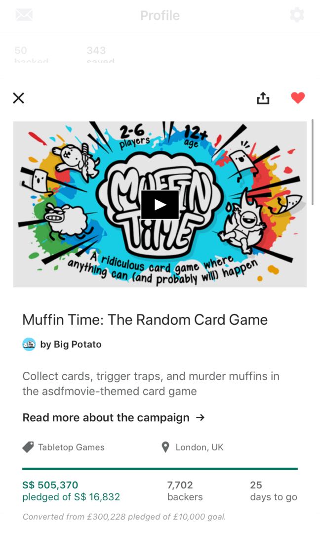 Muffin Time family card game Kickstarter, Hobbies & Toys, Toys & Games