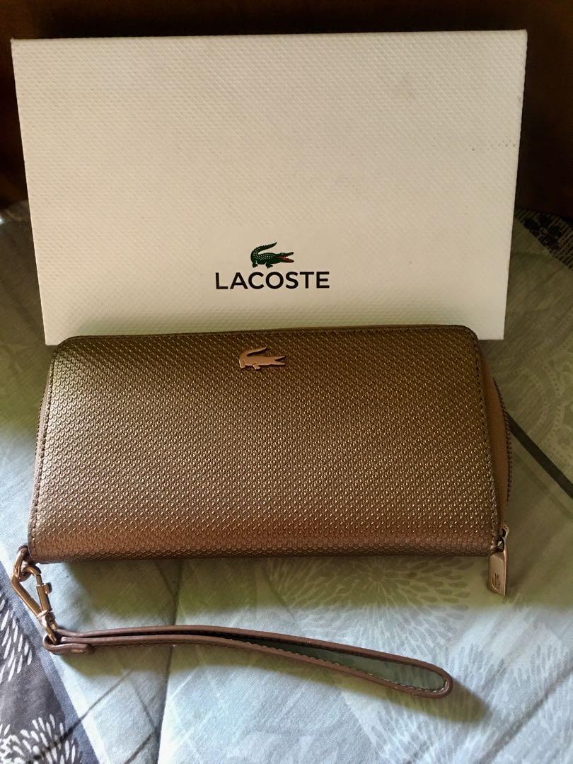 Lacoste hot sale wallet original