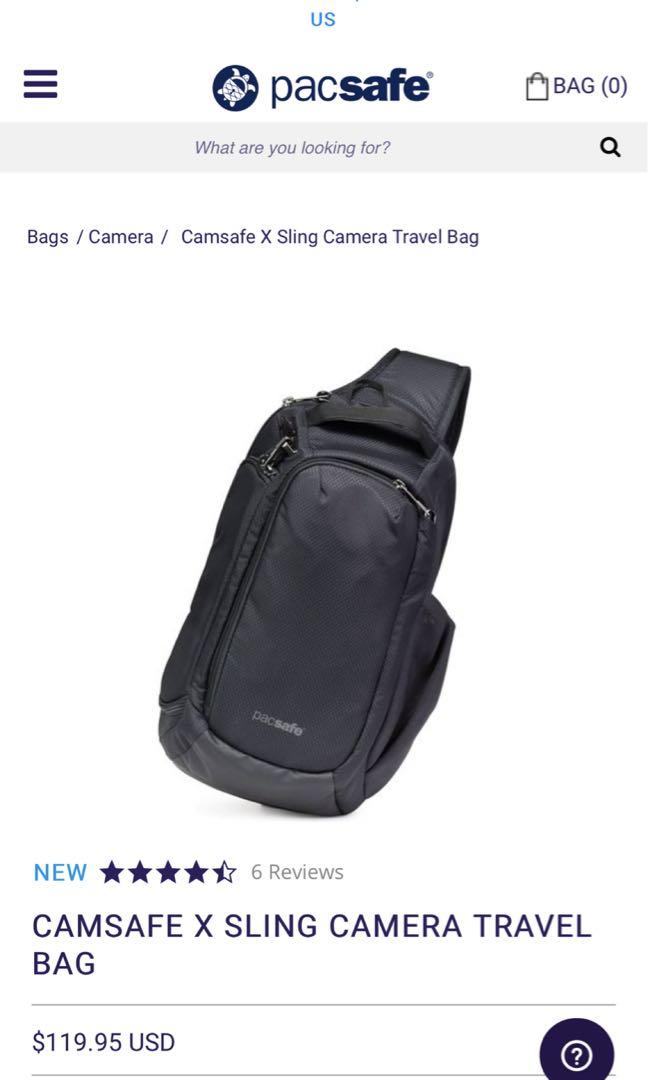 Pacsafe Camsafe X Sling Camera Travel Bag Photography