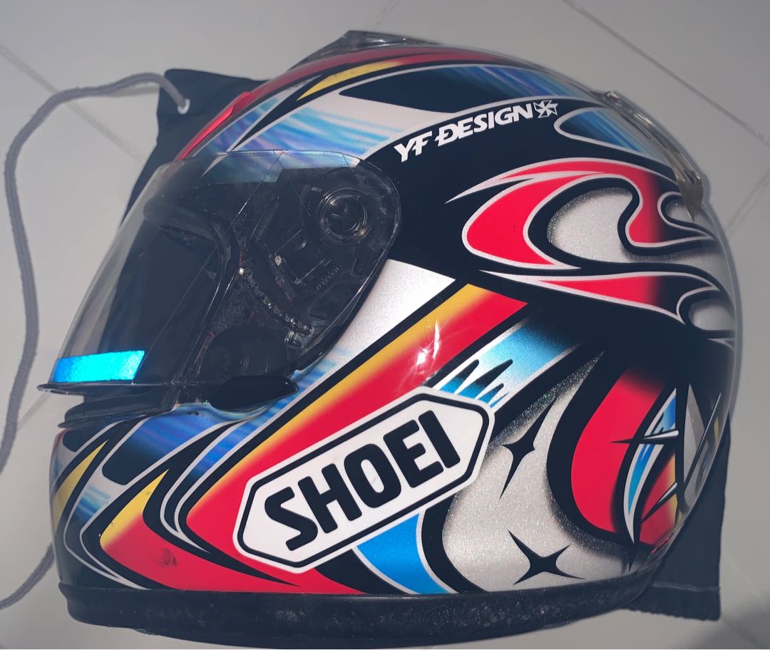 Shoei X8r Kato fullface Helmet, Motorcycles, Motorcycle Apparel on Carousell