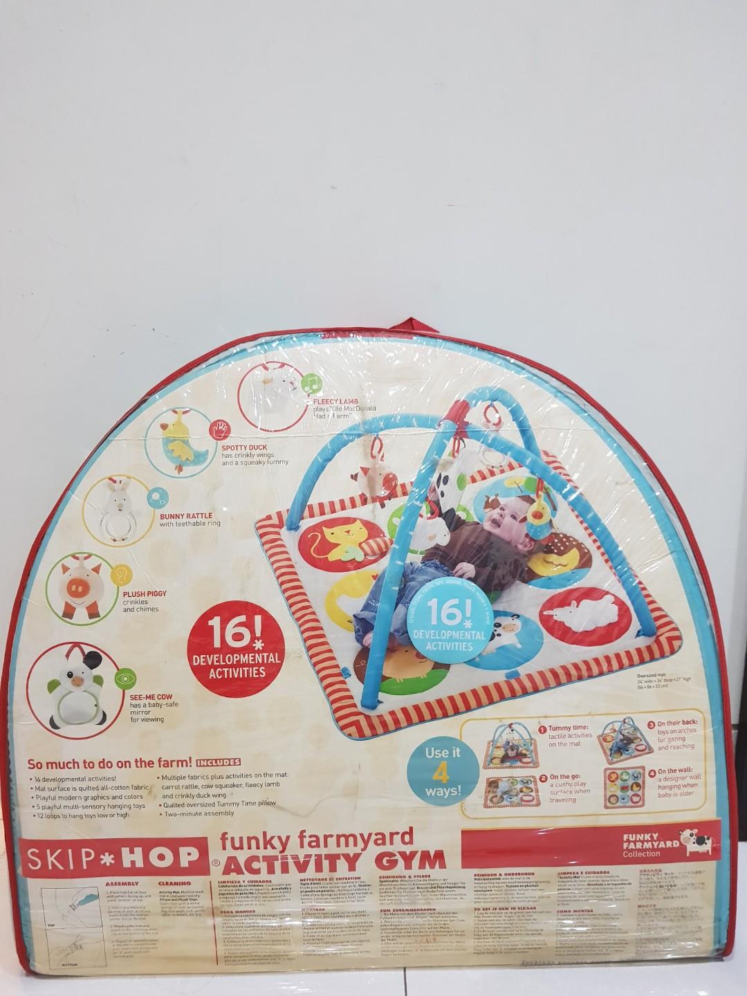 Skip Hop Funky Farmyard Activity Gym Babies Kids Toys