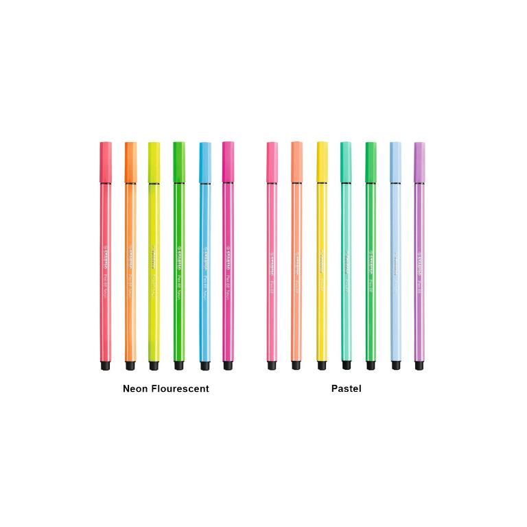 Stabilo Pen 68 Felt Tip Pastel And Neon Color | 13 Pens set, Hobbies &  Toys, Stationery & Craft, Stationery & School Supplies on Carousell