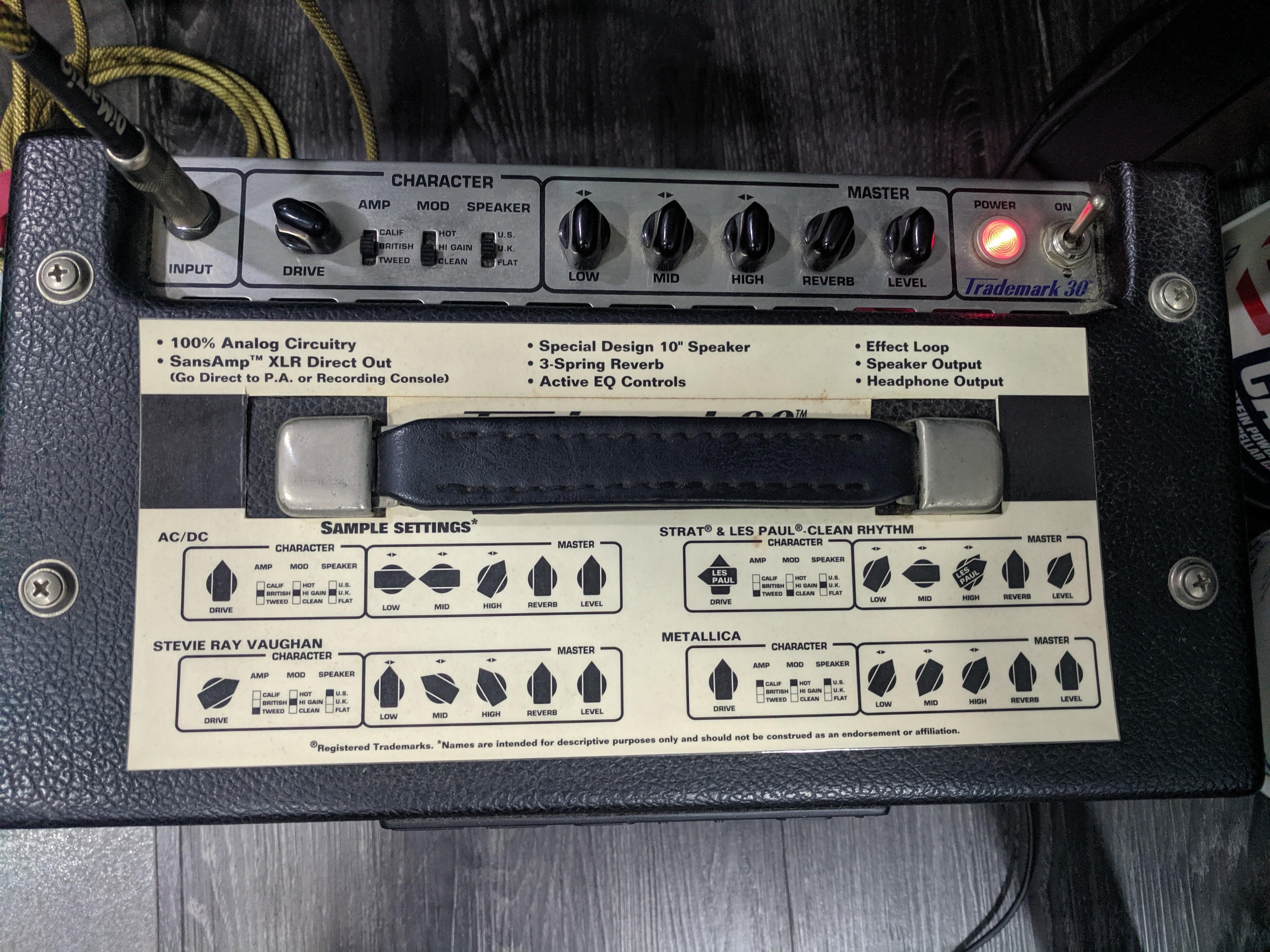 Tech 21 Trademark 30 Guitar Amp, Hobbies & Toys, Music & Media, Musical