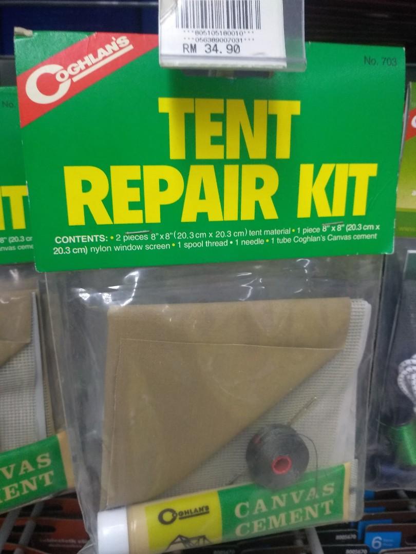 Tent repair kit, Sports Equipment, Sports & Games, Water Sports on