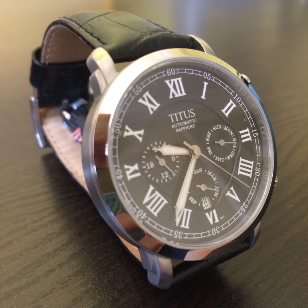 Titus automatic sapphire watch price 2025