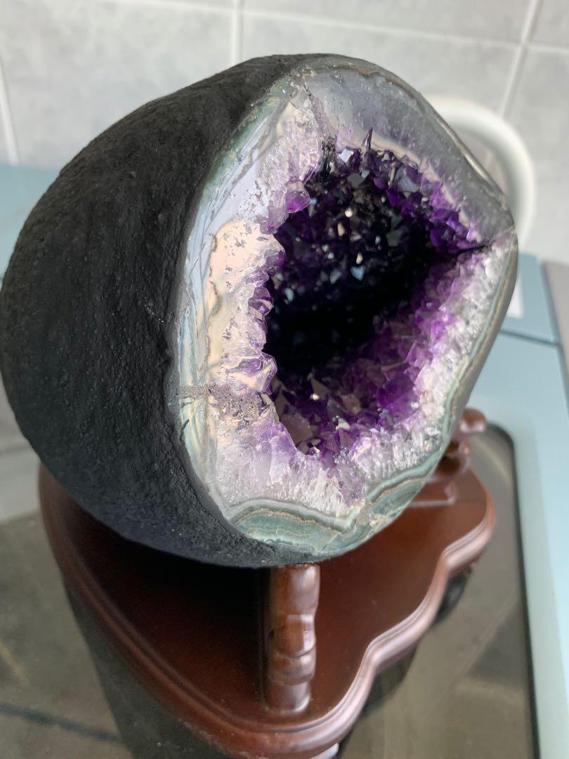 uruguay amethyst crystal cave 乌拉圭紫水晶洞3.3kg