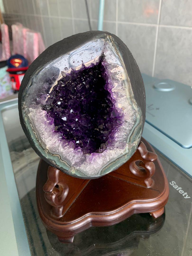 uruguay amethyst crystal cave 乌拉圭紫水晶洞3.3kg