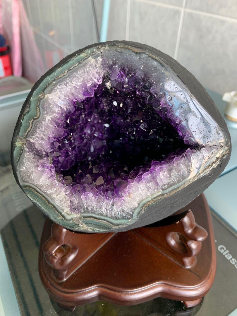 uruguay amethyst crystal cave 乌拉圭紫水晶洞3.3kg