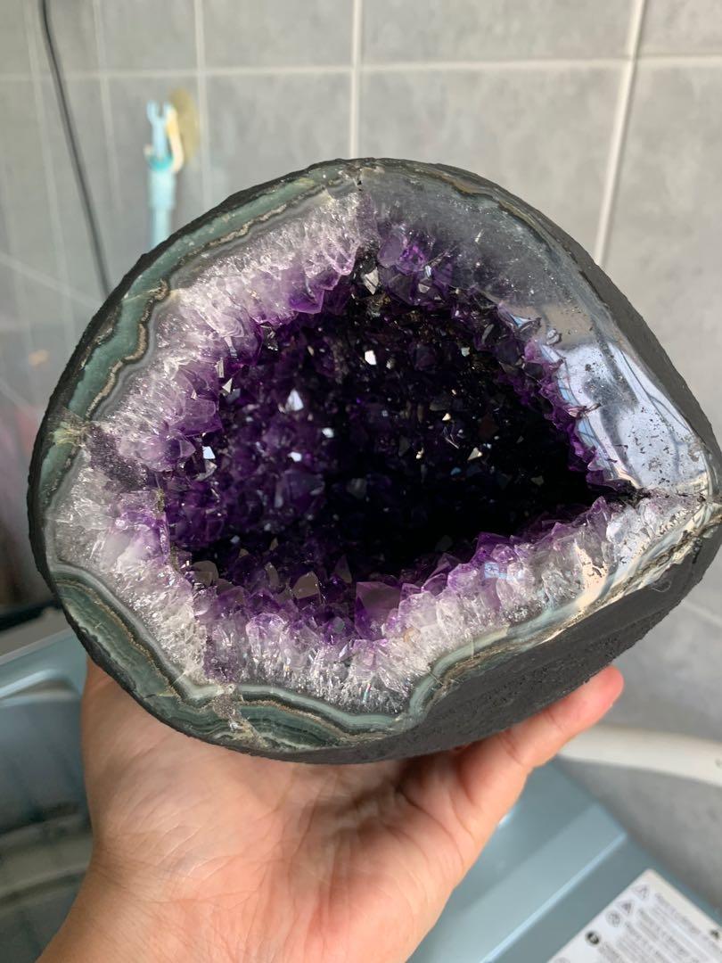 uruguay amethyst crystal cave 乌拉圭紫水晶洞3.3kg