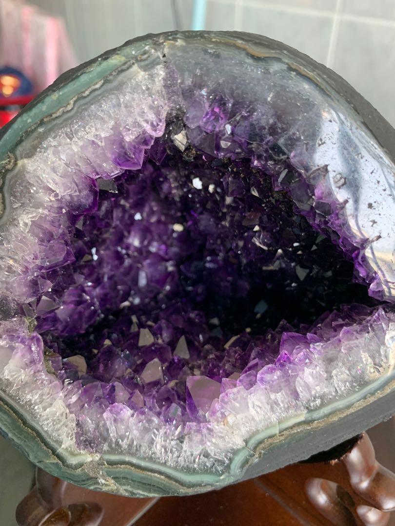 uruguay amethyst crystal cave 乌拉圭紫水晶洞3.3kg