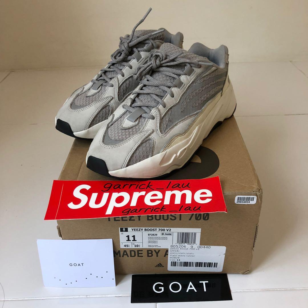 Yeezy 700 V2 Static UK10.5 US11 Men s Fashion Footwear Sneakers on Carousell