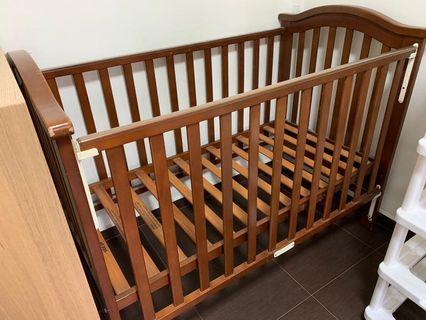 Wooden Baby Cot