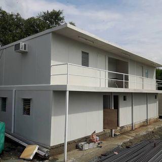 Prefab Prefabricated Container van house site office EPS insulated