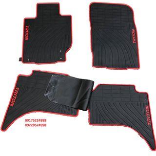 Mitsubishi Triton Strada 2018 (Rubber Matting with Red Border)