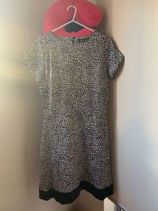Leopard work dress