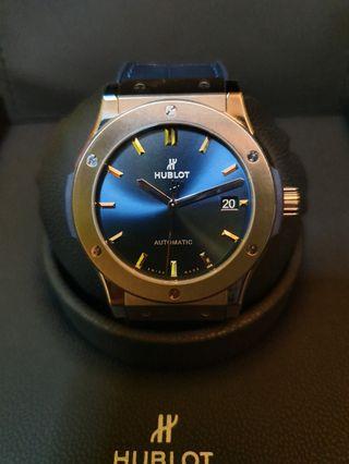 Hublot Classic Fusion 45mm Blue Titanium 511.NX.7170.LR