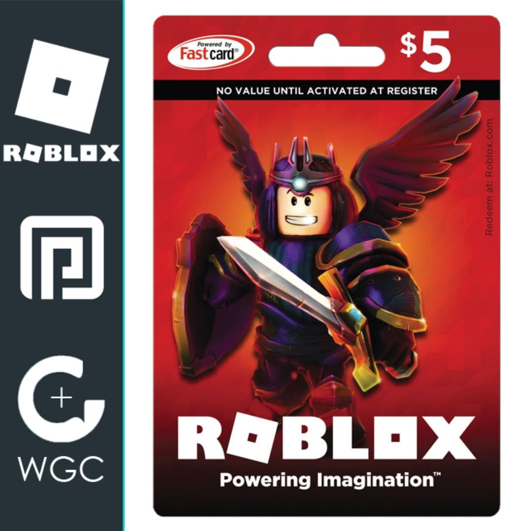 5 Roblox Robux Top Up Tickets Vouchers Gift Cards Vouchers On