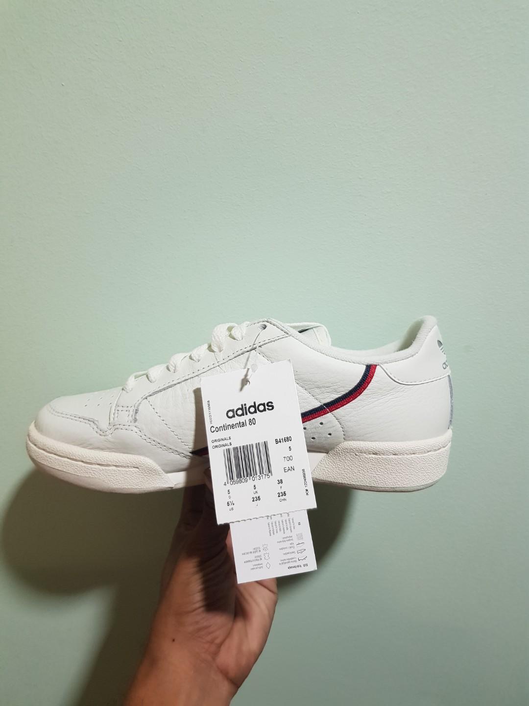 Adidas Continental 80 UK5 US5.5 EU38 Women s Fashion Footwear Sneakers on Carousell
