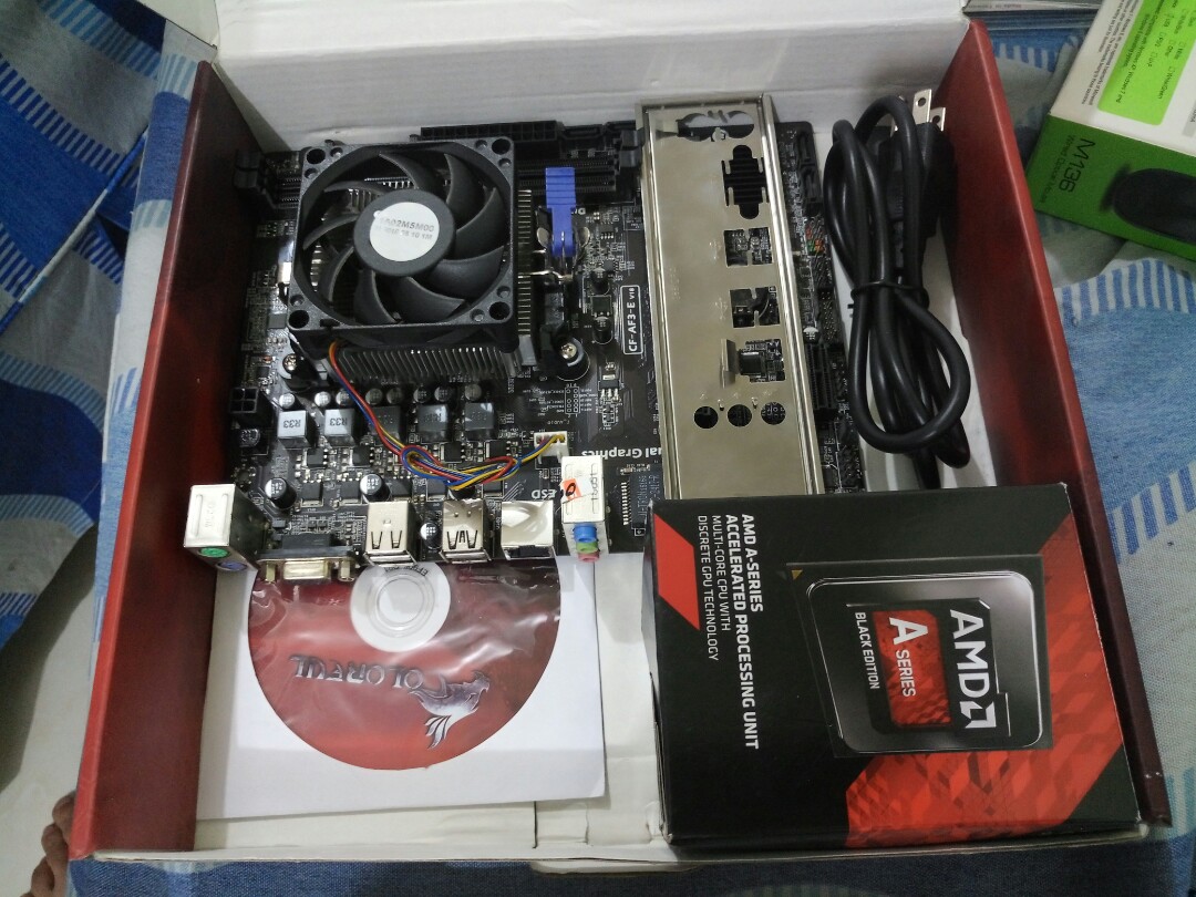AMD A6 7400K + MoBo Bundle, Computers & Tech, Parts & Accessories