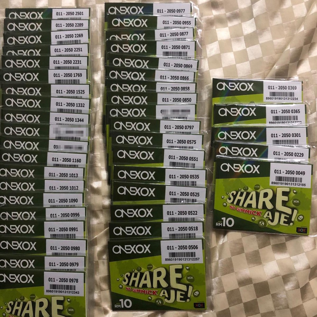 Amk Cck Bedok Novena Area Malaysia Prepaid Sim Card Top Up Onexox Celcom Xox Mobile Phones Tablets Others On Carousell
