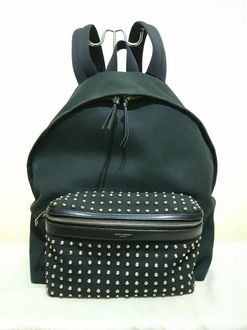 Ysl shop canvas backpack