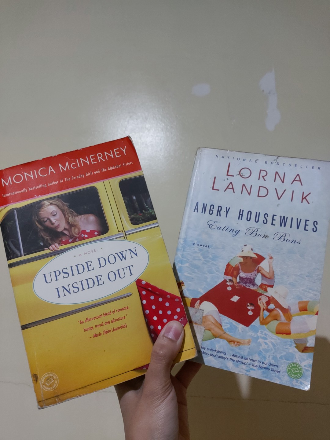 Book Bundle Upside Down Inside Out Angry Housewives Books Books On Carousell