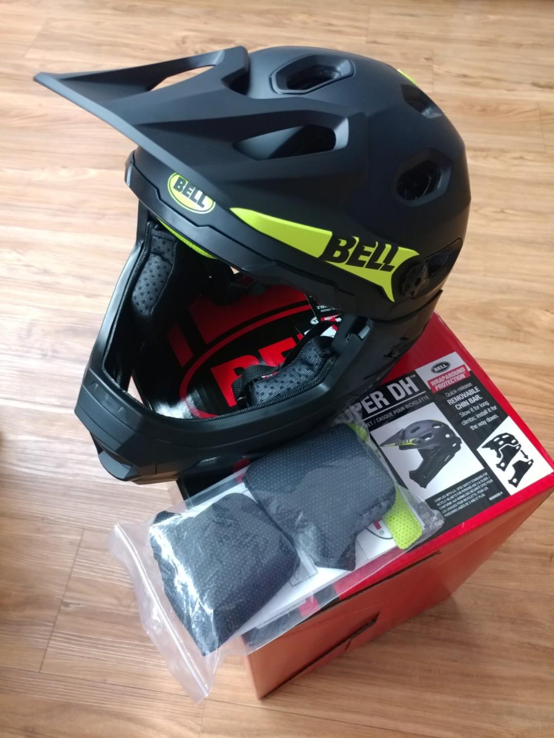 Brand New 2019 Bell Super DH MIPS, Sports Equipment, Bicycles \u0026 Parts,  Parts \u0026 Accessories on Carousell
