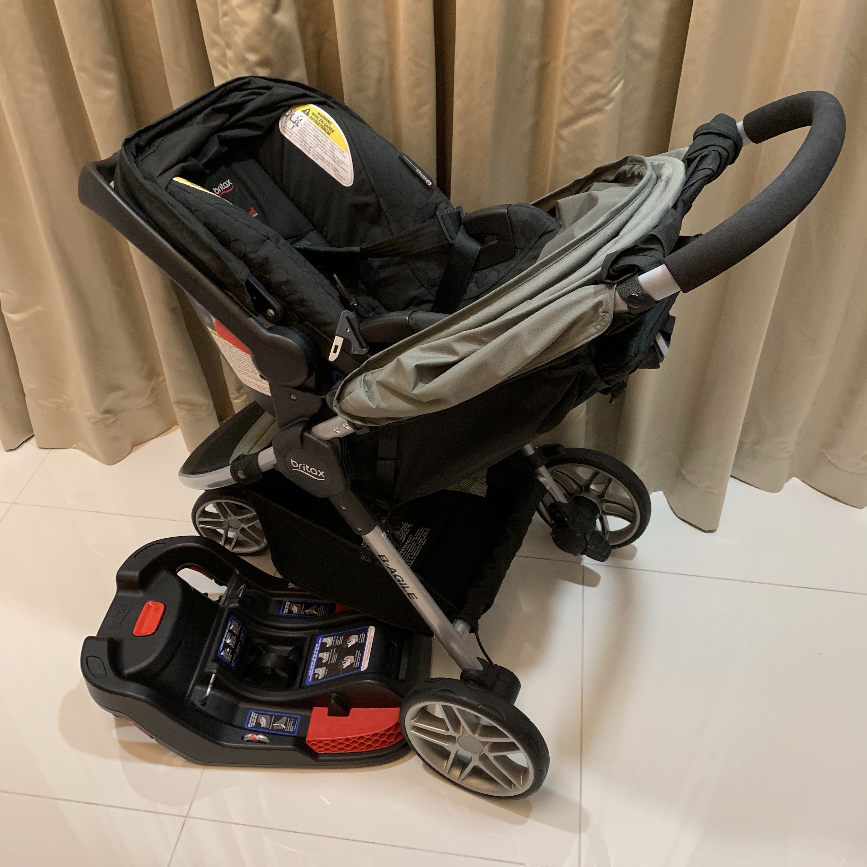 Britax b agile car discount seat base