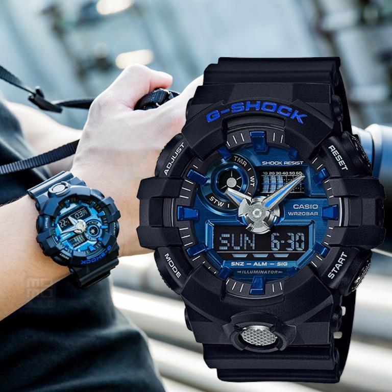 G shock blue dial online