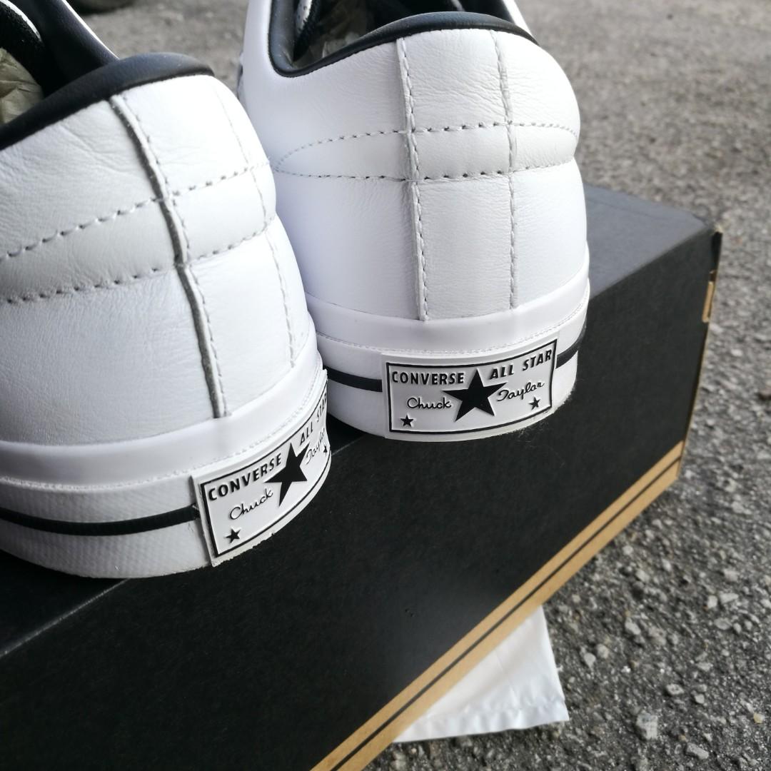 Converse one star triple leather white sneakers store