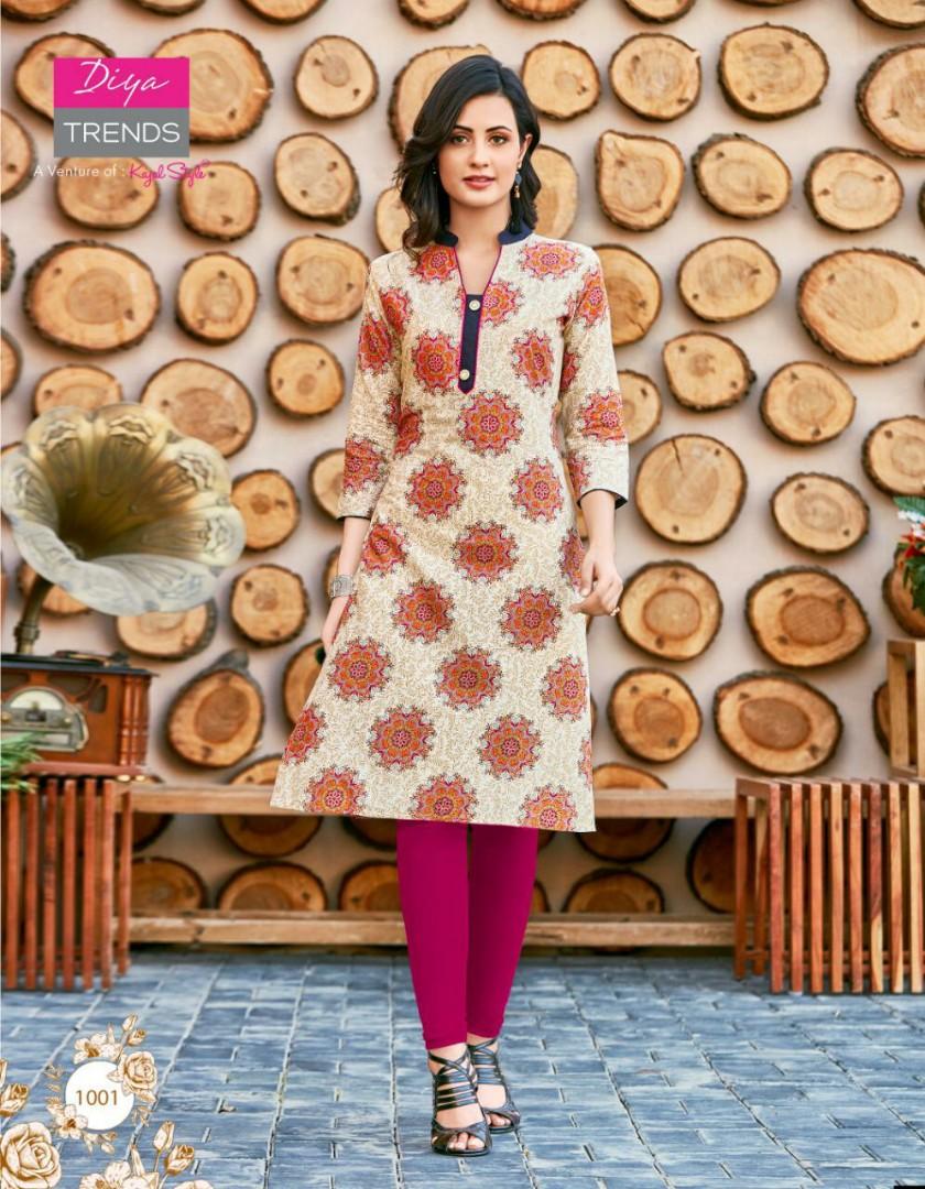 Long Kurti with Legging, Bejeweled Pink & Green Designer Salwar Kameez  #21751 | Buy Online @ DesiClik.com, USA