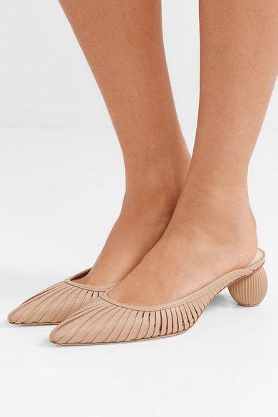 Alia online leather mule