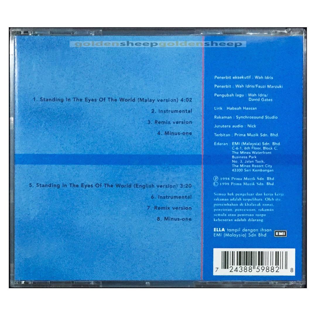 Ella Standing In The Eyes Of The World 1998 Emi Promo Cd Khas Untuk Sukan Komanwel Ke 16 Music Media Cd S Dvd S Other Media On Carousell