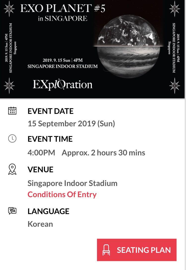 EXO PLANET #5 in SINGAPORE, Hobbies & Toys, Memorabilia