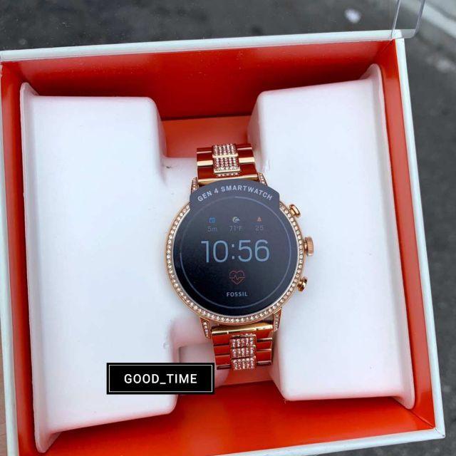 Fossil Gen 4 Smartwatch-venture HR rose stainless steel FTW6011, Women's Fashion, Watches & Accessories, on Carousell