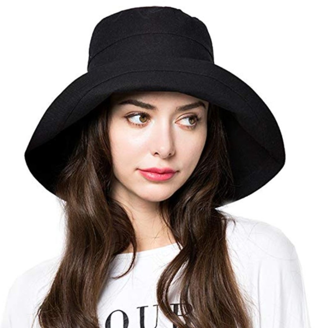 cotton floppy beach hat