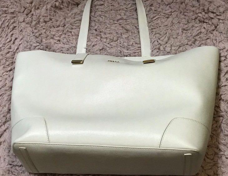 furla open saffiano leather tote