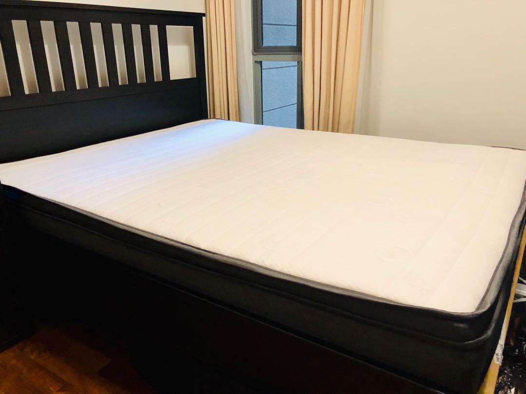 Great Condition Noa Mattress And Ikea Hemnes Bed Frame Furniture Beds Mattresses On Carousell