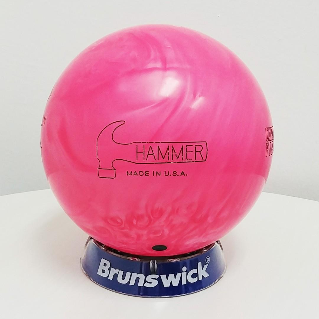 Hammer Black Widow Pink Bowling Ball 15lbs, Sports Equipment, Sports