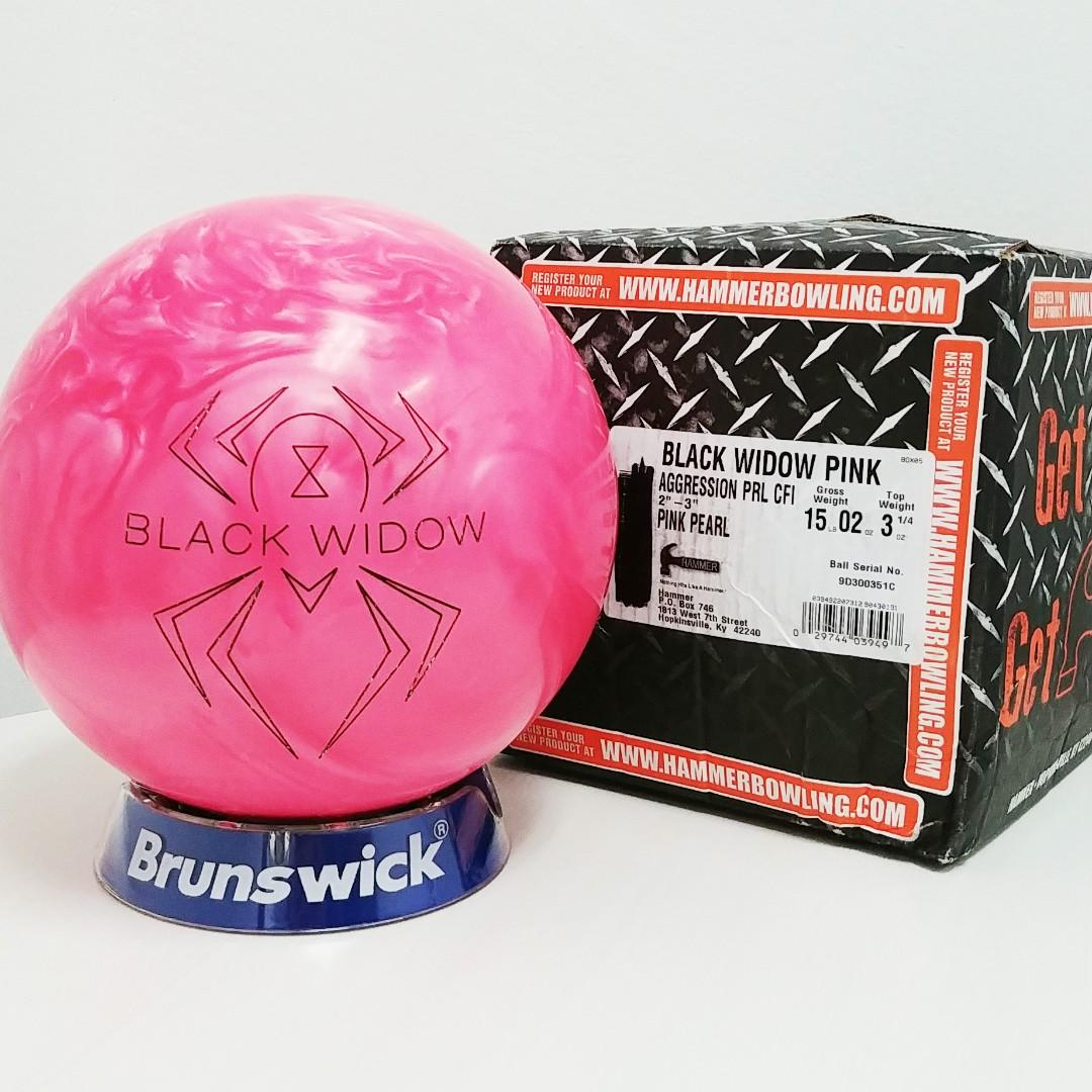 HAMMER BLACK WIDOW REAL MONSTER 15P Hammer Bowling Ball Hammer