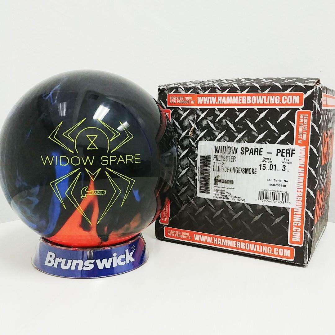 Hammer Black Widow Spare Bowling Ball 15lbs, Sports Equipment, Sports