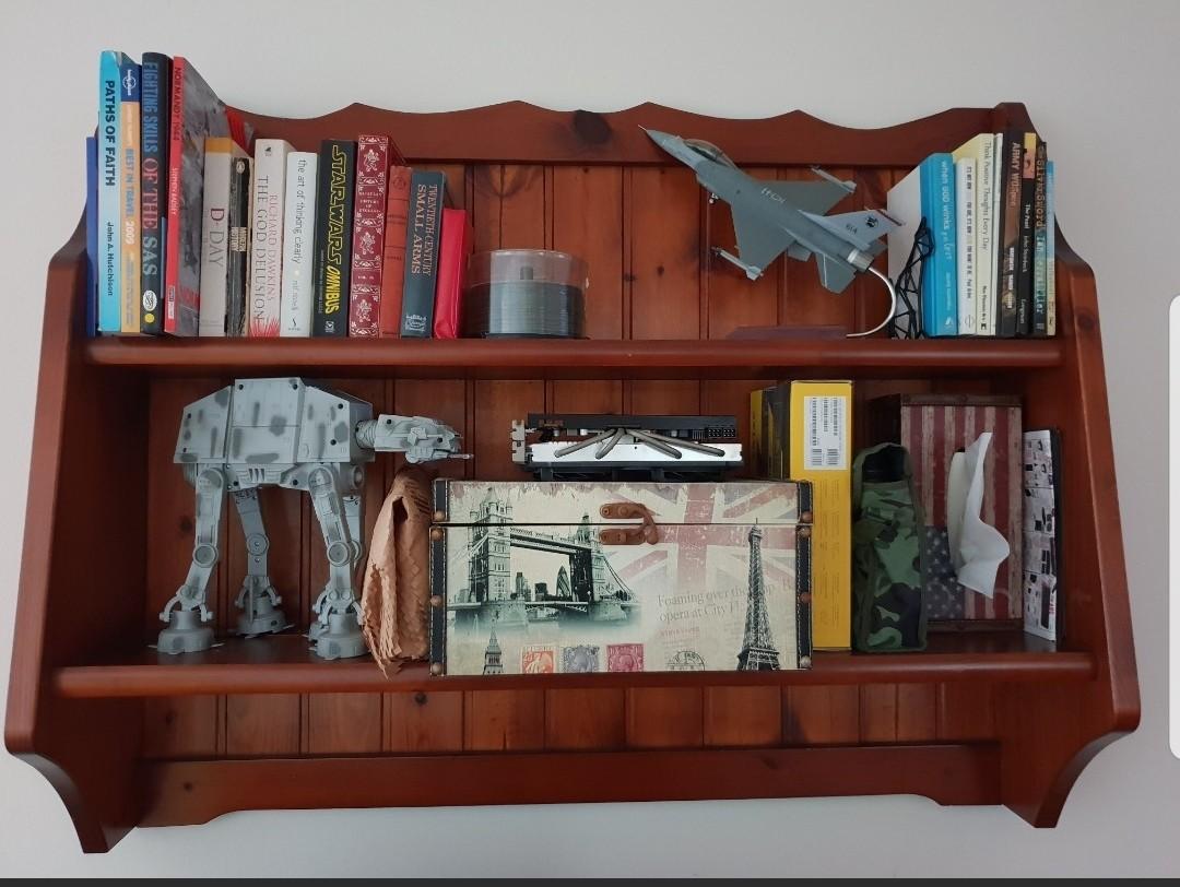 Hanging Teak Shelf Furniture Shelves Drawers On Carousell