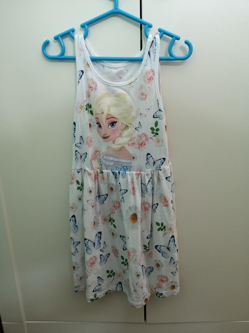 H&m Frozen cotton dress age 2 to 4, Babies & Kids, Babies & Kids