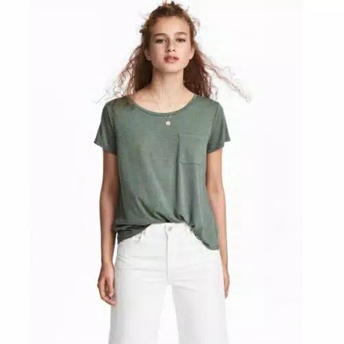 womens pocket tee